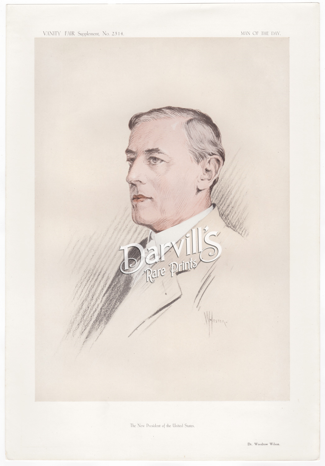 Thomas Woodrow Wilson, Ph.D., Litt.D., LL.D., President of the United States
